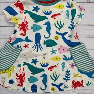Mini Boden Colorful Sea Life Print Tunic